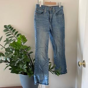 Jcrew Point Sur denim kick flare bootcut jeans